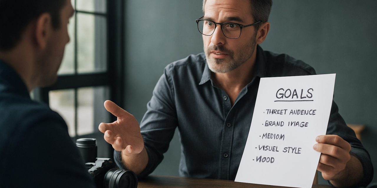 Es beginnt mit dem Ziel – nicht mit der Kamera