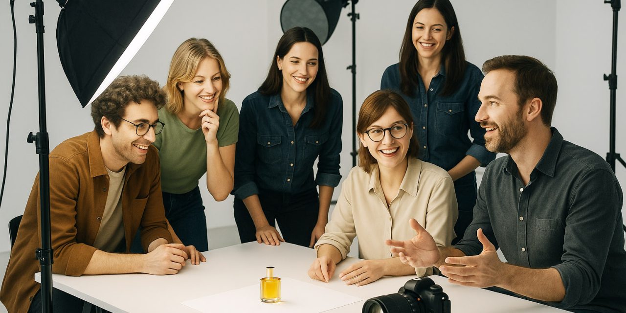 Produktshooting mit Agenturteam – Kreativität anzünden