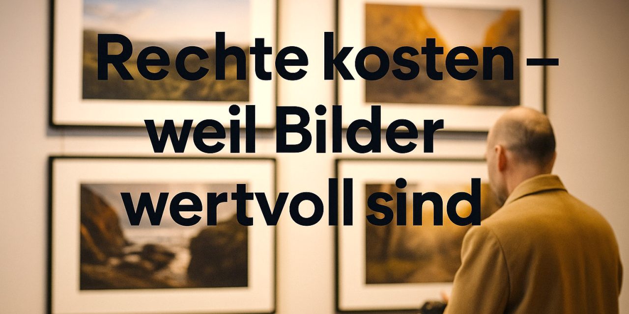 Rechte kosten – weil Bilder wertvoll sind