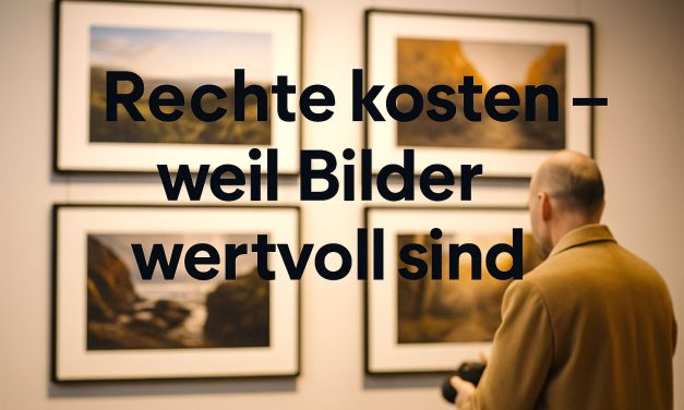Rechte kosten – weil Bilder wertvoll sind