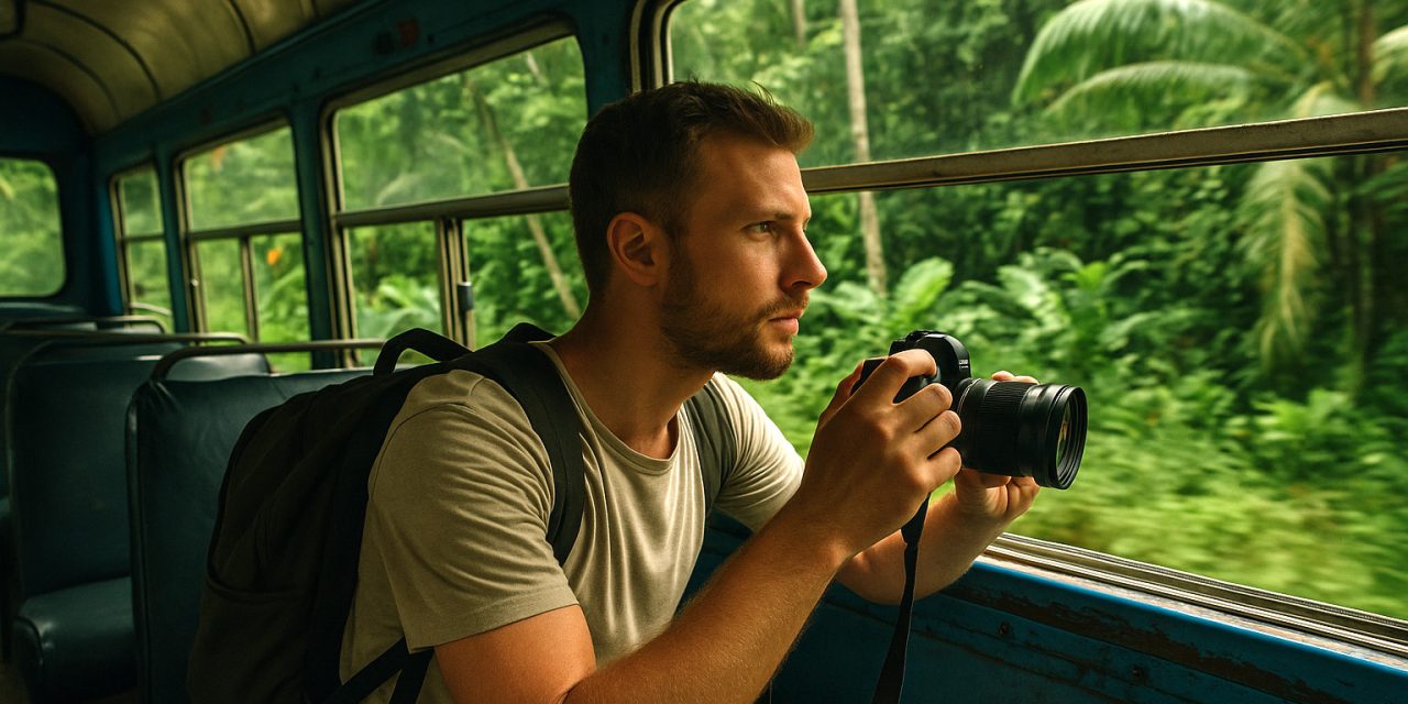 Kreativer Blick unterwegs