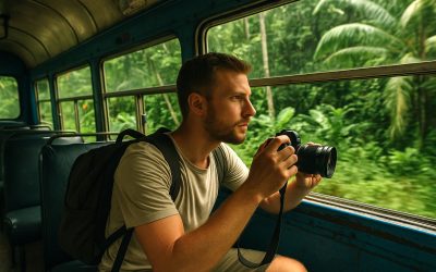 Kreativer Blick unterwegs