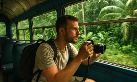 Kreativer Blick unterwegs