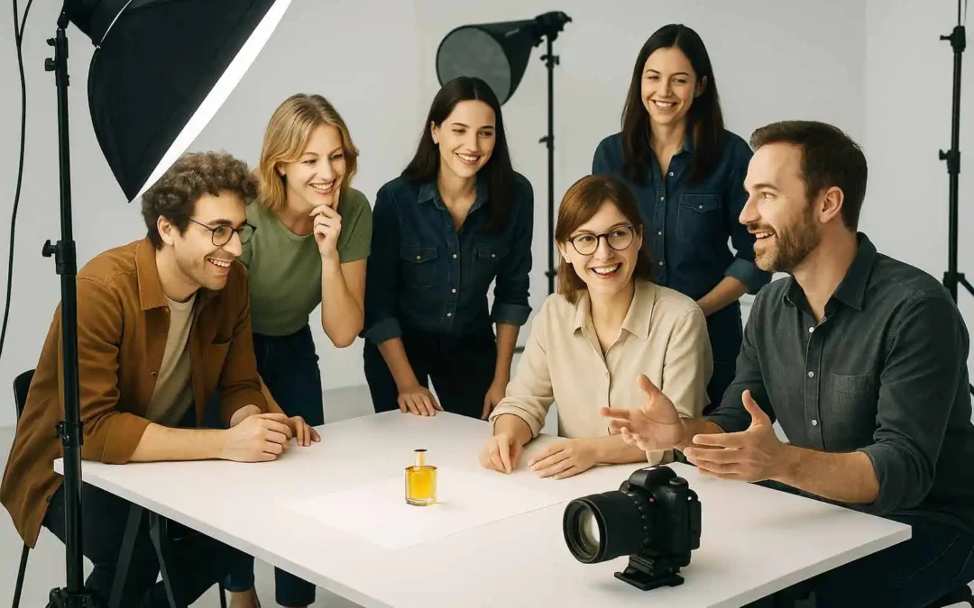 Produktshooting mit Agenturteam – Kreativität anzünden