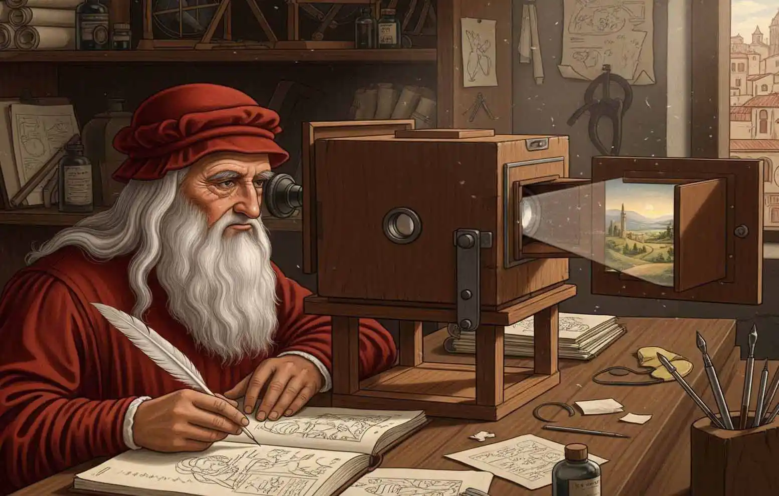 Optik & Sehen – die Camera Obscura