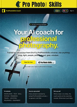ProPhotoSkills Coach -Your AI coach for professional photography